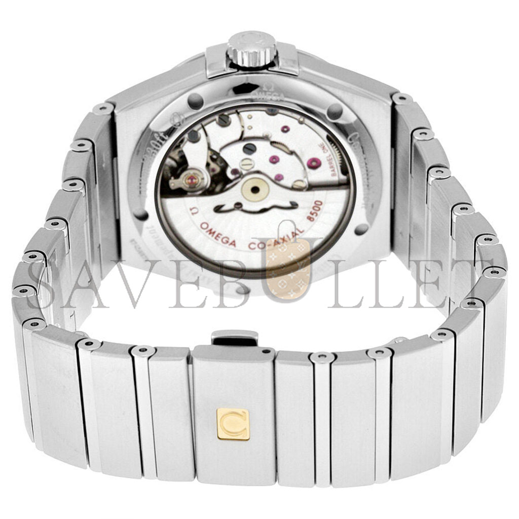 om**a constellation auT0matic blue dial watch 123.10.38.21.03.001